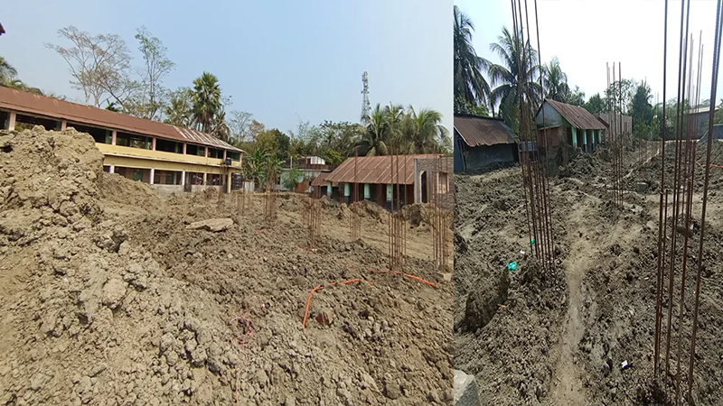 দুই লাখ টাকা চাঁ দা না দেওয়ায় মাদ্রাসার কাজ বন্ধ করে দিলেন বিএনপি নেতা