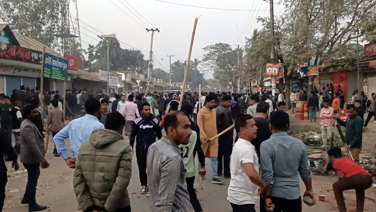 শেরপুরে বিএনপি-জামায়াতের সংঘর্ষ, আহত অন্তত ২৫