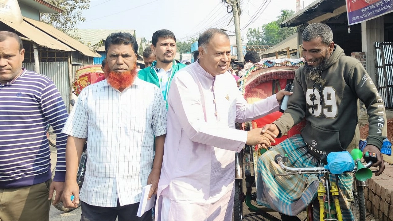 ফুলপুরে ধানের শীষের পক্ষে গণসংযোগ ও কুশল বিনিময়