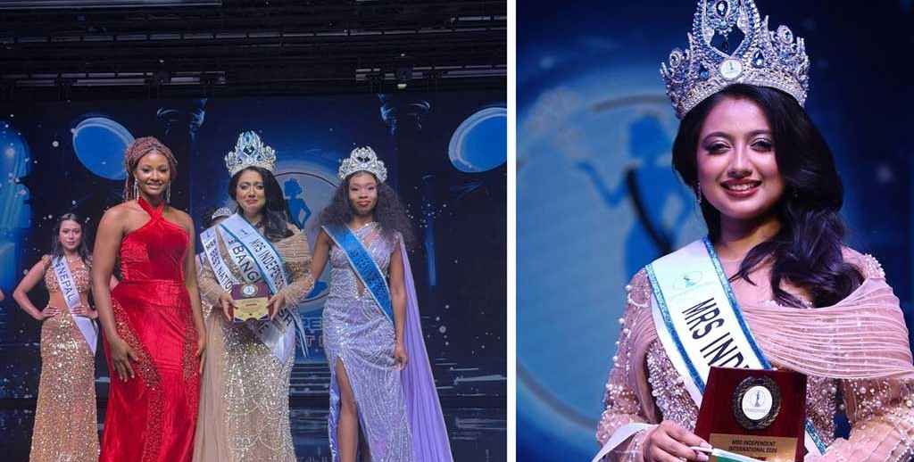 উপস্থাপিকা তমা রশিদ ‘মিসেস ইন্ডিপেন্ডেন্ট ইন্টারন্যাশনাল’ চ্যাম্পিয়ন